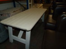 *Folding Wooden Table in White