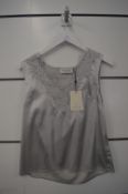 *Rosemunde Silk Top in Pale Grey Size: 38