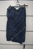 *Hewi of London by Jay Ahr Short Strapless Dress with Zip Detail Size: 36