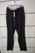 *Zadig & Voltaire Navy Stripped Trousers Size: 42 RRP: £195