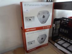 *Two IR Panoramic Fisheye Network Camera