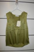 *Rosemunde Silk Top in Green Sage Size: 38