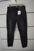 *Pistola Mid Rise Black Skinny Jeans Size: 30