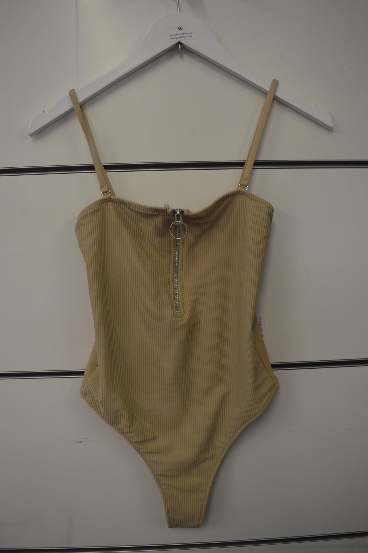 *Frankies Flash High Leg Swimsuit in Latte Size: S RRP: £185