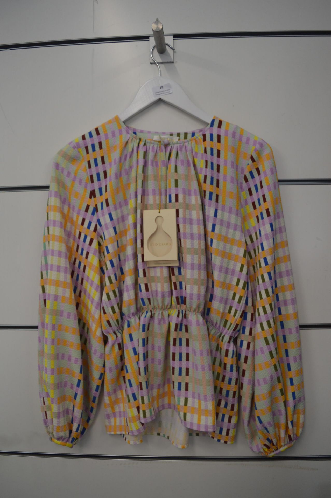 *Stine Goya Techno Check Top Size: S RRP: £160