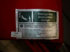 *Two Emergency Evacuation Sledges