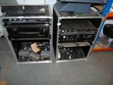 *Two Amplifier Units, DVD Player, etc.