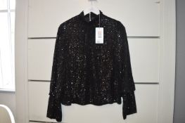 *Zadig & Voltaire Black Sequin Top Size: S