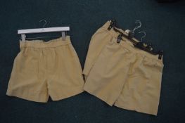 *Four Pairs of Rosemunde Khaki Shorts (assorted sizes)