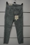 *DL 1961Farrow Cropped High Rise Skinny Jeans in Acid Sage Size: 26
