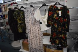 *Five Assorted Miss Selfridge Tops Size: 8