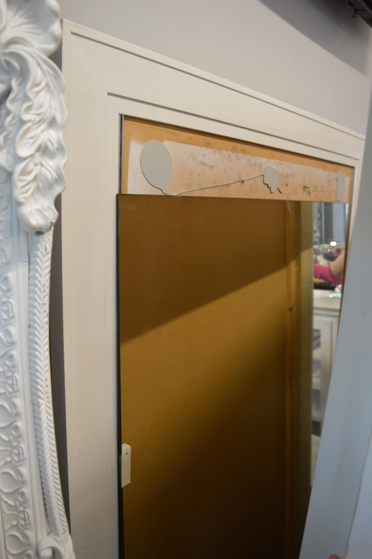 *Large White Full Length Mirror (requires attention)