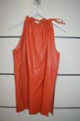 *Day Spicey Orange Leather Top Size: 38 RRP: £310