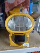 Two Portable Halogen Floodlights (no bulbs or cabl