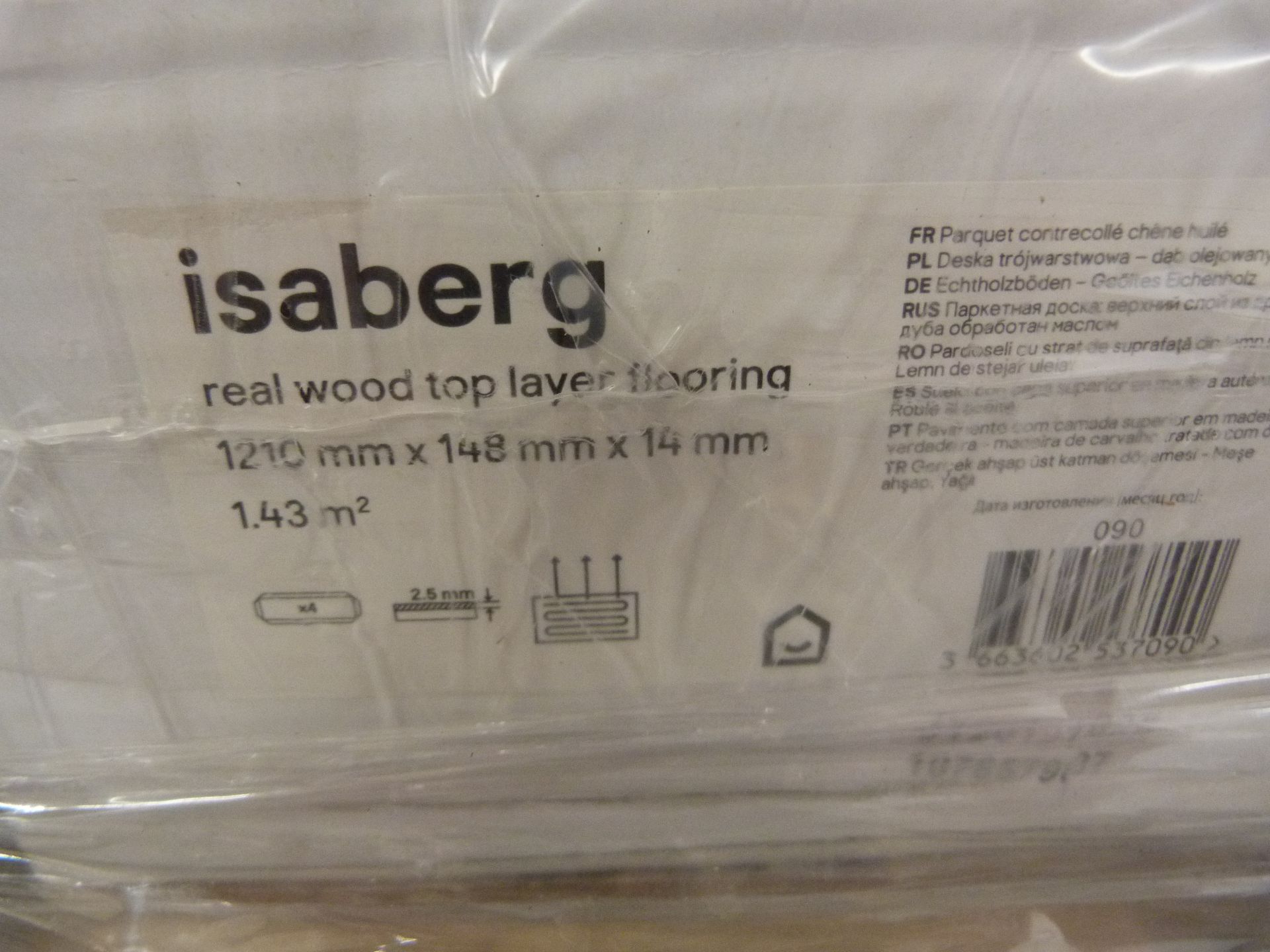 *Fifteen Packs of Isaberg Reel Wood Top Layer Floo - Image 2 of 2