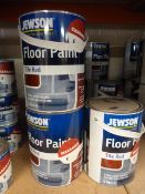 *3x 5L of Red Tile Floor Paint