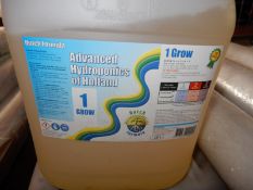 1x 10L of Advanced Hydroponic of Holland One Grow Formula Fertiliser