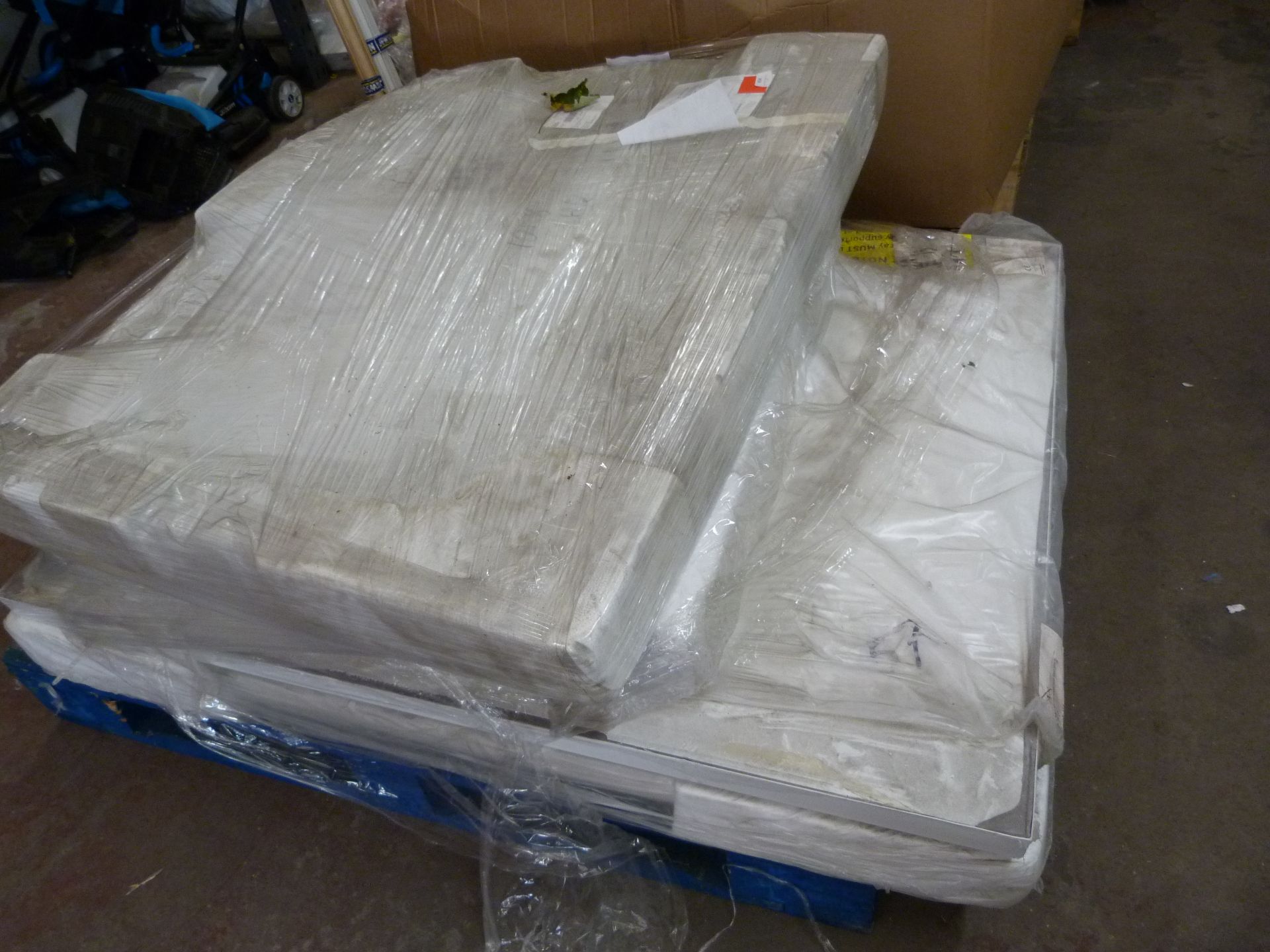 *Pallet of Four Assorted Shower Trays