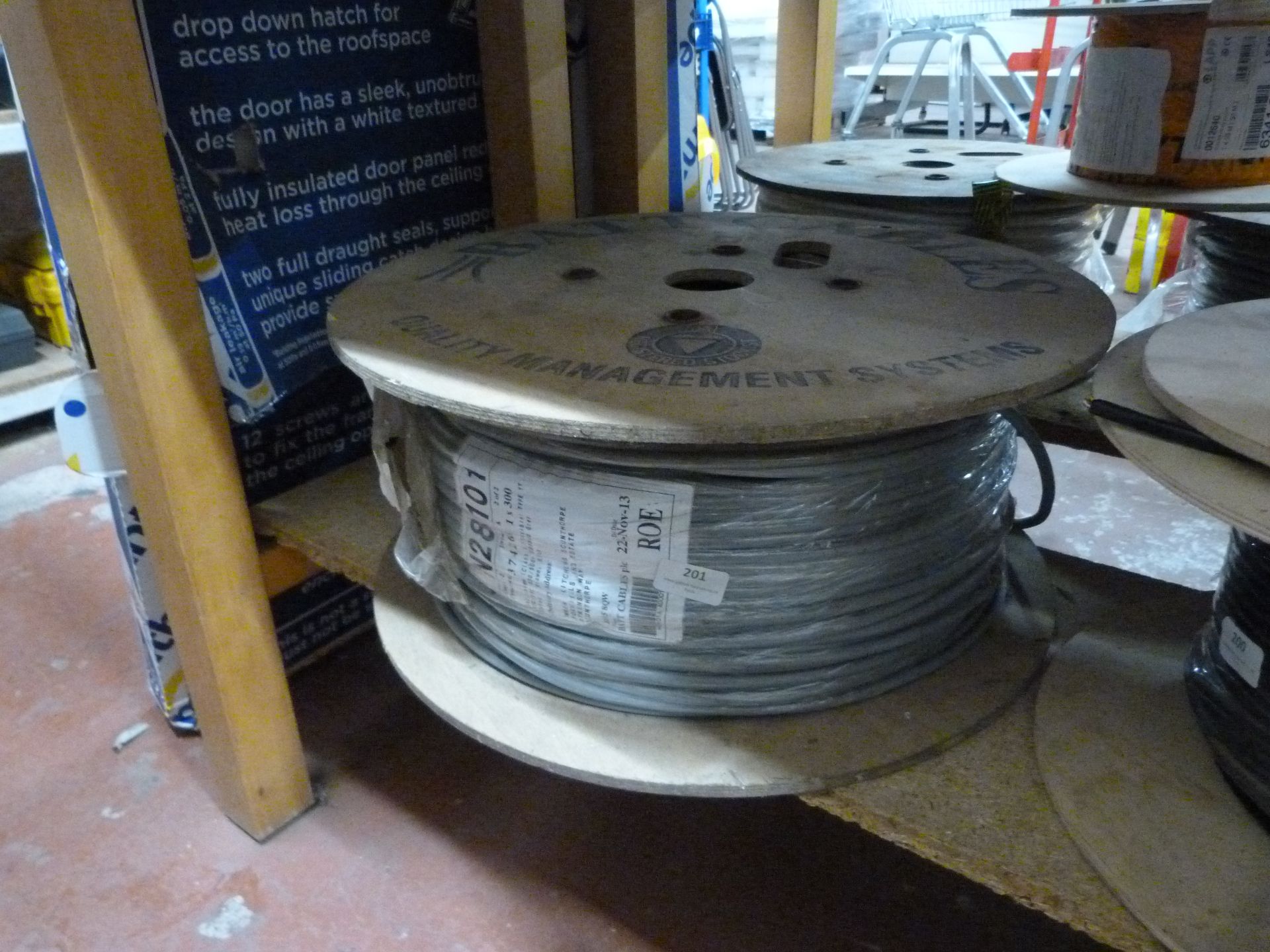 *Large Reel of Cable