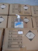 *3x Boxes of 12 500ml Hand Sanitiser with Dispensing Pumps