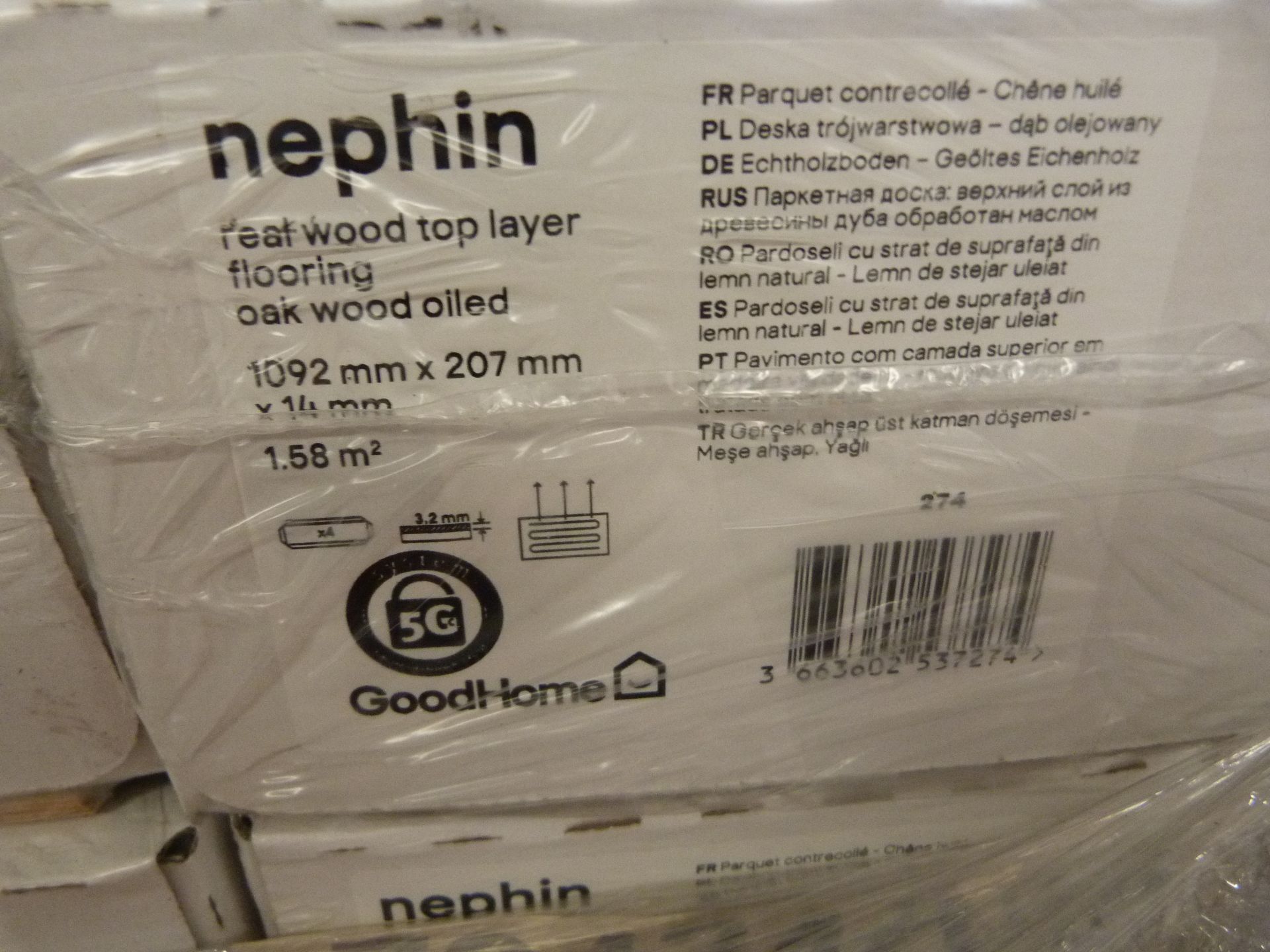 *Twelve Packs of Nephin Reel Wood Top Layer Floori - Image 2 of 2