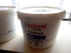 1x 10L of Leyland Contract White Emulsion Matt