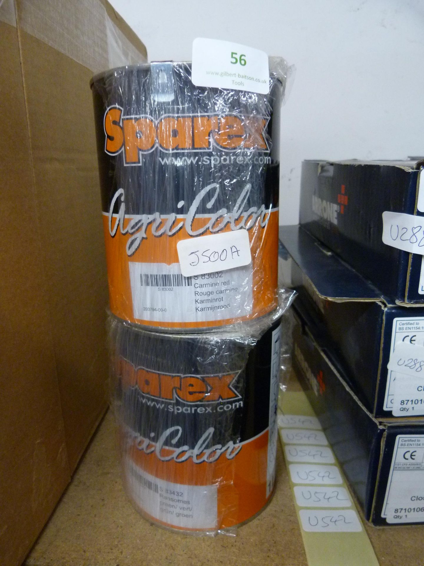 *2x 1L of Sparex Agricultural Paint