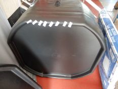 *3x Black Plastic Cement/Concrete Mixing Trays