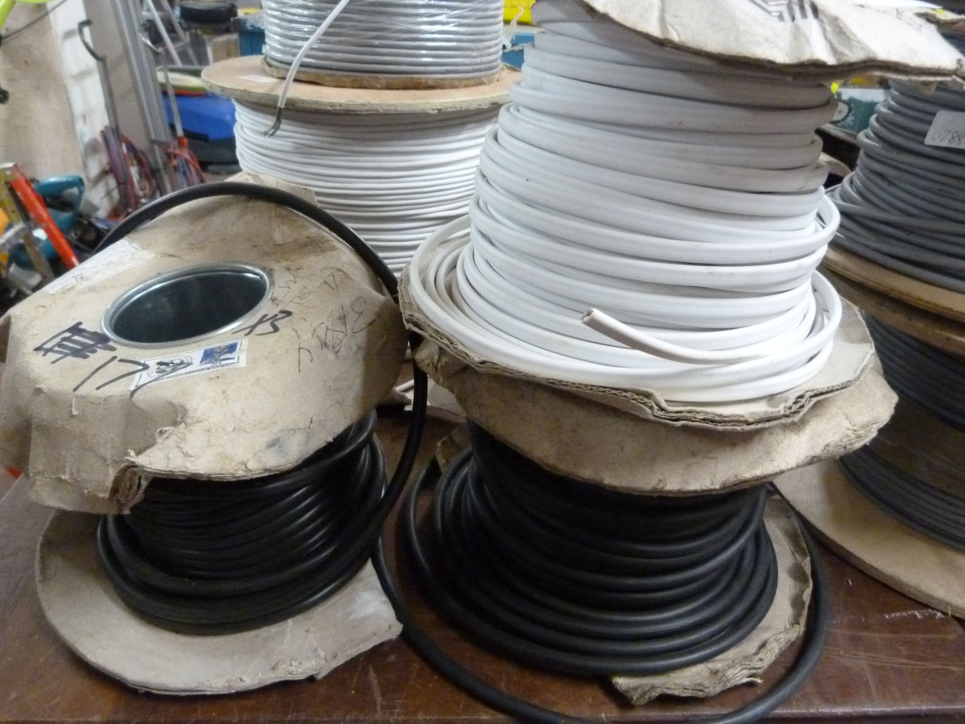 *Three Part Reels of Electrical Cable Including Tw