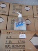 *3x Boxes of 12 500ml Hand Sanitiser with Dispensing Pumps