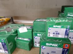 *Eight Boxes of Various Spax Wirox Screws