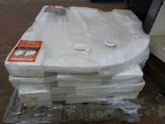 *Pallet of Four Shower Trays