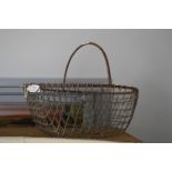 Galvanised Wire Potato Basket