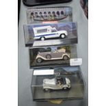 Four James Bond Diecast Vehicles from Moonraker by G.E. Fabbri