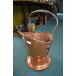 Arts & Crafts Copper Coal Skuttle