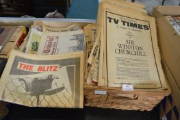 War Time Newspapers, and War Related Items