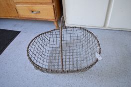 Galvanised Wire Potato Basket