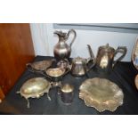 Silver Plate Teapots etc. by Mappin & Webb