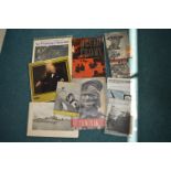 War Time Ephemera; Winston Churchill LP Record, Photographs, etc.