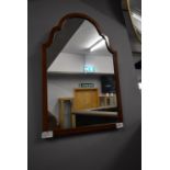 Mahogany Framed Toilet Mirror