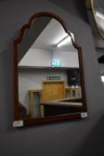 Mahogany Framed Toilet Mirror