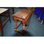 Oak Jointed Drop Leaf Occasional Table
