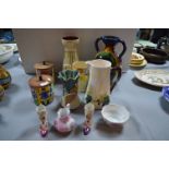 Retro Pottery Vases etc. Including Two Swedish Storage Jars