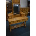 Ash Gothic Revival Style Dressing Table