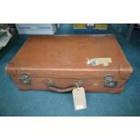 Vintage Leather Suitcase