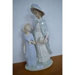 Nao Figurine - Mother and Daughter