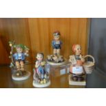 Four Goebbels Figurines