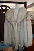 Pale Grey Fur Jacket