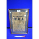 North Eastern Railway 1910 Hull Railway Fares