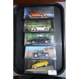 Five James Bond Diecast Vehicles from For Your Eyes Only by G.E. Fabbri